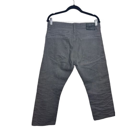 Zippo Slim Straight Raw Selvedge‎ Button Fly Jeans Gray Sz 32 Men's - Picture 3 of 12